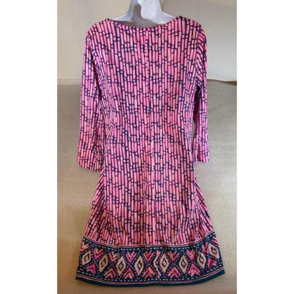 Lilly Pulitzer Beacon Dress Slathouse Stripe -Large-NOTE- Underarm Color Bleedin - Picture 6 of 8